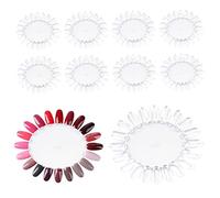 Sticchi Per Chiodi Per Le Punte Per Unghie Display Per Chiodo Display Per Smalto Per Chiodo Bastoncini Per Le Punte Per Esercitazioni 10pcs Campioni Di Unghie Trasparenti Trasparenti