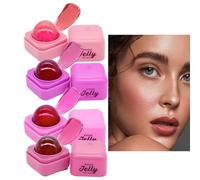 Stick Blush Lipstick, Blush Stick For Cheeks And Lips, Cream Eyeshadow Makeup,Jelly Texture Moisturizing Long Wearing Makeup For Wife Women Mom Daily Use Natural Look