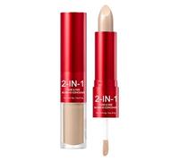 Stick Concealer, Full Coverage Blurring Double-Ended Skin Cover Blemish Concealer Cream for Girls, Daily Travel, Outdoor, Commuting, Sports, Dating, Party, Work