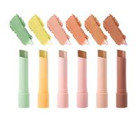 Stick Contour Trucco, 6 Tonalità Multi-Funzioni Correttore Viso Leggero & Resistente - Correttore di Tonalità della Pelle