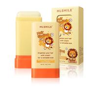 Stick di cera per capelli per lo styling dei bambini, design 2 in 1 con pettine integrato, liscio, per cere per bambini, idratante, non grasso, facile da usare, compatto e portatile