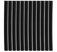 Stick di Colla a Caldo, 12 Pezzi di Extension per Capelli Stick di colla alla Cheratina Adesivo Professionale per Capelli Stick di colla alla Cheratina Bastoncini di colla(Nero)