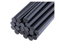 Stick di colla a caldo, Colla adesiva hot melt 10/20/30/50 pezzi, asta in silicone caldo nera for 7 mm / 11 mm(7x190mm,20pcs)