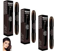 Stick di copertura della radice istantanea Revyn, bastone di ritocco a due teste, correttore naturale per l'attaccatura, polvere di capelli per capelli a 3 colori per capelli (#3PCS)