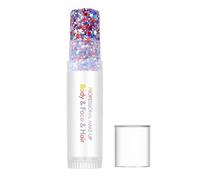 Stick Di Glitter Per Il Corpo - per Outfit nei colori, Bianco, Blu - Stick Glitter Multiuso per Viso, Capelli e Corpo,Adatto A Concerti Feste Parate Festival Partite Di Calcio Ragazze Donne Uomini