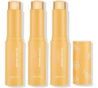 Stick di illuminante alla vitamina C, multi-balsamo idratante per viso e occhi, uniforma il tono della pelle, attenua le rughe sottili, finitura luminosa (3Pcs)