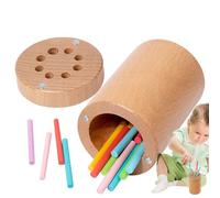 Stick di smistamento del colore, abilità motorie sottili giocattoli sensoriali - Apprendimento in legno Imbraniatura dei colori Educational Questi giocattoli sensoriali di c per il bambino di 1-3 anni