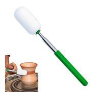 Stick di Spugna in Ceramica, d'Acqua di Modellistica di Argilla, Spugna di Scultura di Argilla Assorbente, Spugna Compressa Morbida E Manico in Legno, 70 Cm per Ruota di Ceramica E Argilla