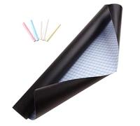 Stick e buccia da parati a lavagna, adesivi adesivi da 79x24 pollici, carta da contatto impermeabile con 5 gesso per adesivo scolastico per ufficio a casa