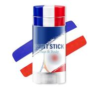 Stick for pittura for il viso 3 in 1 resistente al sudore - Colori verde e giallo for gli appassionati di sport, ideale for la Coppa del Mondo e gli eventi(04-France)