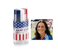 Stick for pittura for il viso in crema verde giallo, trucco for la pelle resistente al sudore for competizioni sportive e decorazioni for feste di festival(USA Blue White Red)