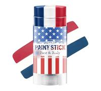 Stick for pittura for il viso nero rosso e giallo - Alto pigmento resistente al sudore for tifosi ed eventi della Coppa del Mondo(01-USA)