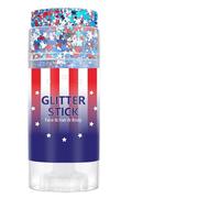 Stick Glitter Capelli Scintillante Patriottico Impermeabile | Accessori Capelli Glitter e Viso Per Adolescenti Bambino Festa Vacanza Festival Sfilata Cheerleading
