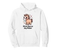 Stick Horse Joy Rider Cute Pony Bambini Giocare Felpa con Cappuccio