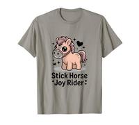 Stick Horse Joy Rider Cute Pony Bambini Giocare Maglietta