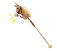 Stick Horse - Stuffed Animal Hobby Toy, durevole legno Handle, Interactive Role Play Design, Comfort Grip Structure | Kids Toy for Birthday, Christmas Party, School Activity, Creative Imagination