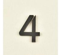 Stick In Acrilico Sui Numeri Della Casa Per L'Indirizzo(Black,4_5CM)