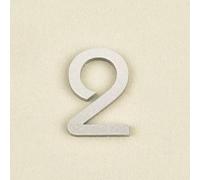 Stick In Acrilico Sui Numeri Della Casa Per L'Indirizzo(Silver,2_10CM)