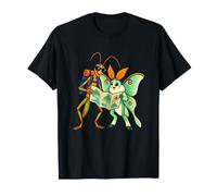 Stick Insect e Luna Moth Esplora Una Mappa del Sentiero Maglietta