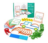 Stick Intelligenti Per Bambini, Pezzi Colorati Dal Design Accattivante, 23/17/5 Cm, Gioco Puzzle Educativo, Giocattoli Per Allenarsi Al Pensiero Logico, Facili Da Giocare, Per Ragazzi E Ragazze Studen