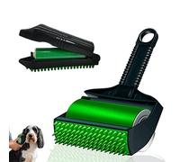 Stick It Roller, Pet Hair Remover Sticky Lint Roller,Reusable Washable Sticky Lint Roller for Pet Hairs, Clothes, Carseats (Green)