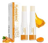 Stick labbra idratante e nutriente, balsamo labbra alla curcuma per labbra secche e screpolate, primer idratante quotidiano, riduce le rughette, trattamento riparatore e preventivo.