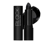Stick nero per il viso, rossetto nero opaco - Balsamo viso a prova di sbavature per giochi di ruolo - Rossetto opaco impermeabile per eventi di baseball, softball e trucco di Halloween