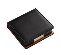Stick Note Pad Titolare In Pelle Nome Titolare Del Titolare Sticky Notes Dispenser per Caso con un Coperchio Ufficio Scuola Supp
