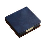 Stick Note Pad Titolare In Pelle Nome Titolare Del Titolare Sticky Notes Dispenser per Caso con un Coperchio Ufficio Scuola Supp