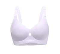 Stick on Bra Popolare Commercio Estero Jelly Fondazione Liquido Biancheria Intima Donna Anello Posteriore Raccolta Sottile Grande Reggiseno Chiusura Anteriore Reggiseni per le Donne, Viola, S
