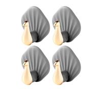 Stick On Hooks - 4 Pieces Waterproof Funny Decorative Hanger | -shaped Decorative Hooks, No-drill, Self-adhesive Wall Hooks, 4-pack, 2.5kg Load Capacity, Waterproof And Moisture