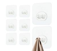 Stick on Hooks Heavy Duty Adhesive - Wall Hooks Transparent Heavy Duty 8