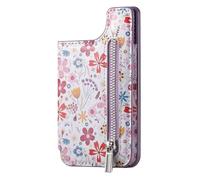 Stick on Wallet Magnetic Multifunctional - Phone Wallet Small Floral Card