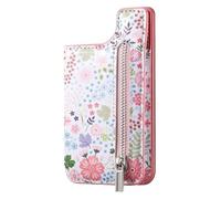 Stick on Wallet Magnetic Multifunctional - Phone Wallet Small Floral Card