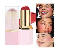 Stick Per Blush - Formula Impermeabile Idratante alla Pesca,Prodotto di Trucco per Pelle Secca o Grassa, Zigomi, Arcata Sopraccigliare, Labbra e Occasioni Speciali
