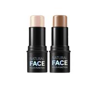 Stick per il contouring evidenziatore e bronze, uno stick professionale per il contouring del viso, facile da usare, con una buona copertura, a lunga durata e impermeabile (#1,4, medio)