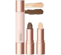Stick per il contouring opaco a doppia estremità 2 in 1, set di stick abbronzanti Smooth Harmony a lunga tenuta e impermeabili, crea un look 3D, illumina l'incarnato, adatto a tutti i tipi di pelle
