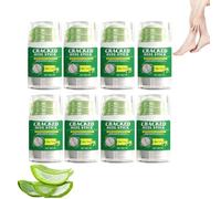 Stick per la cura dei piedi all'urea con aloe vera - Stick balsamo per i piedi all'urea, balsamo per i talloni per secchi e screpolati con acido ialuronico, intensivo per i talloni (8 bottiglie)