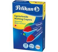 Stick per marcatura Pelikan 762/12 - 12 mm - Resistente all'acqua - Punta a scalpello - Ideale per evidenziare testi - Colore r