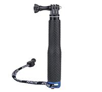 Stick per selfie GoPro, 36"/98 cm, impermeabile, allungabile per selfie stick 29-98 cm, asta monopiede in alluminio per GoPro Hero 8 9 10 11 12, per DJI Osmo Action, AKASO EK7000 (blu, 29 cm)