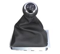 Stick Pomello Cambio Compatibile Con Per Passat B6 B7 CC Auto Cromata 5 Velocità MT Pomello Del Cambio Ghetta Copertura Boot Telaio Trim Parti Di Ricambio