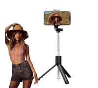 Stick Selfie Stick del cellulare - treppiede estensibile con telecomando wireless | Porta telefonica leggera per selfie, foto di viaggio, registrazione video, vlogging, streaming live, creazione di co