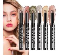 Stick Shadow - Penna per palpebre, opaca | Pigmento crema a lungo abbigliamento per il trucco quotidiano, bastone multiuso per applicazione rapida sui coperchi, formula mista Po