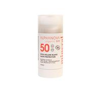 Stick solare SPF50+ bianco biologico - Alphanova Organic Sun Sport (12G)