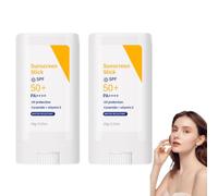 Stick Solare Viso SPF 50+, Stick Solare Invisibile Viso e Corpo, Resistente all'Acqua, Protezione Solare Impermeabile per Uso Quotidiano, Crema Solare Idratante (2 pezzo)