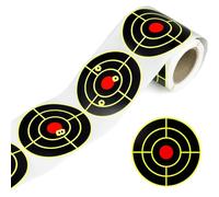 Stick Splatter | Bersagli reattivi Adesivi autoadesivi 7,6 cm Splash Paper Target Roll | Punti di reazione rotondi per allenamento su rack in metallo 'albero duello