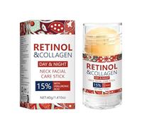 Stick Viso Collo: il segreto per minimizzare le rughe del collo in modo professionale e ottenere una pelle luminosa! Idrata e rassoda la pelle per godere del suo fascino (White, 4.1X4.1X8.2cm)