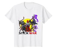Stick War - Atreyos, Magikill e Archidon al Sole. Maglietta, Bambini, Bianco, 2 Anni