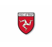 Sticker adesivi adesivo bandiera citta inglese gran bretagna uk isola di man r2