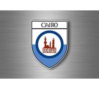 sticker adesivi adesivo stemma etichetta bandiera auto il cairo egitto